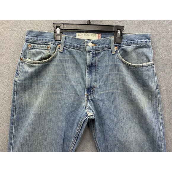 Vtg Levi’s 527 Men’s Denim Jeans Low Boot Cut Blue Distressed Size 36X34 - Picture 9 of 16